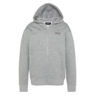 Sweat Zippé Gris Garçon Schott Cap pas cher