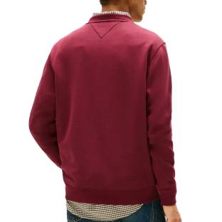 Sweat Bordeaux Homme Tommy Hilfiger Reg Flag Crew vue 2