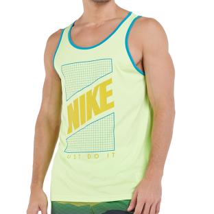Débardeur Vert Homme Nike Tank pas cher