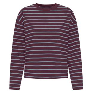 T-Shirt Manches Longues Marron/Bleu Femme Only Happy vue 0