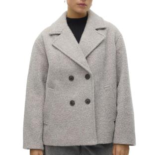 Manteau Gris Clair Femme Vero Moda Elite bella pas cher