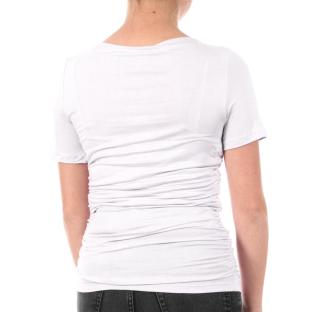 T-Shirt Blanc Femme Vero Moda Saanv vue 2