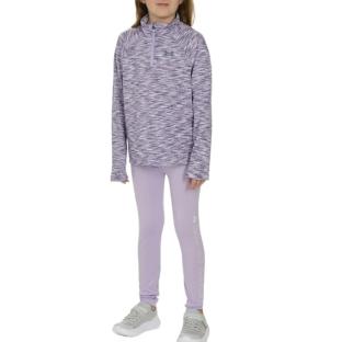 Under Armour 1/4-Zip-Leggings in Violett für Mädchen Ansicht 0