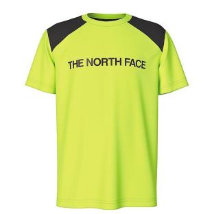 Camiseta deportiva amarilla fluorescente para niño de The North Face ver 0