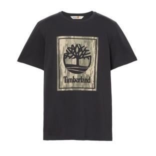 T-Shirt Noir Ado Timberland T60085 vue 0
