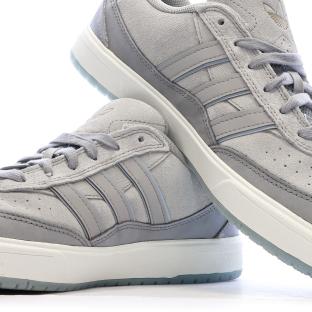 Baskets Grises Homme Adidas Tyshawn vue 0