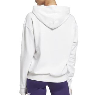 Sweat Blanc Femme Reebok French Terry vue 2