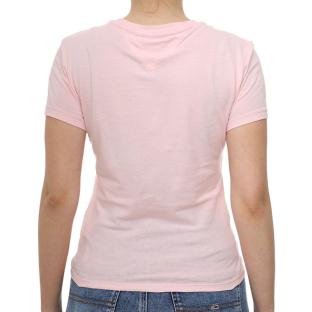 T-shirt Rose Femme Tommy Hilfiger Tjw Slim Essential L vue 2