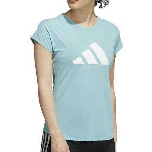 T-Shirt Bleu Femme Adidas 3 Bar Tee pas cher