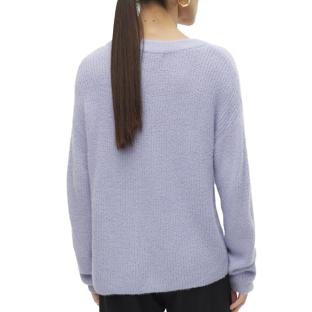 Pull Mauve Femme Vero Moda Puff vue 2