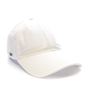 Casquette Blanche Mixte Lacoste Monochrome Cotton Twill vue 2