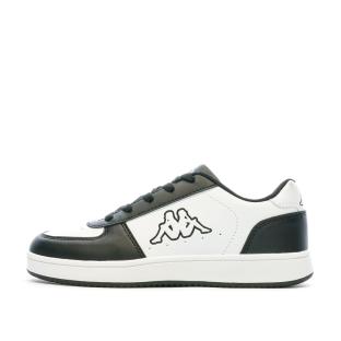 Baskets Noir/Blanc Garçon KAPPA Malone Lace pas cher
