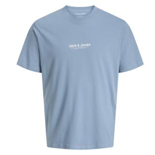 T-shirt Bleu Homme Jack & Jones Whvesterbro pas cher