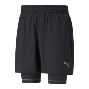 Short de Running Noir Homme Puma Run Graf 2 in 1 pas cher