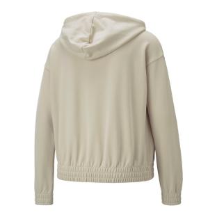 Sweat à capuche Beige Femme Puma Her Hdy vue 2