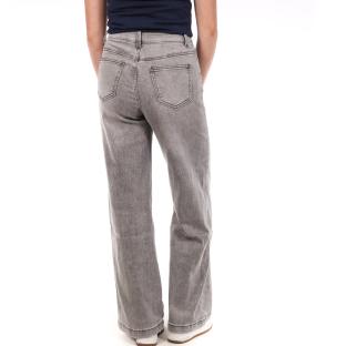Jean Droit Gris Clair Femme Monday Premium 1877X vue 0