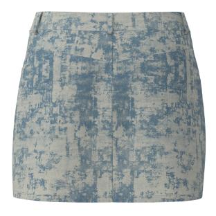 Jupe en jean Courte Bleu Femme Pieces Denim vue 0