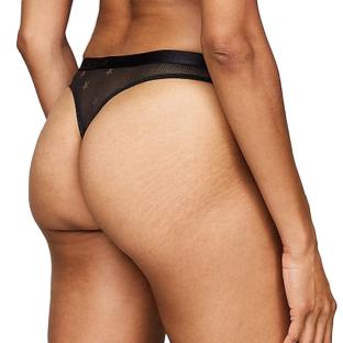 String Noir Femme Tommy Hilfiger Thong Black vue 2