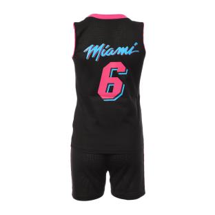 Miami Heat Ensemble de basket Noir Enfant Sport Zone vue 2