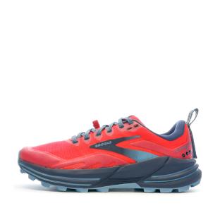 Chaussures de Trail Rouge Femme Brooks Cascadia 16 pas cher
