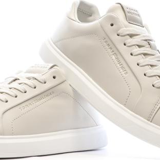 Baskets Beige Femme Tommy Hilfiger Icon Court Light vue 0