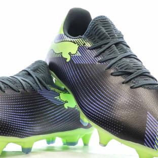 Chaussures de Football Marine/Jaune Homme Puma Future 7 Play MxSG vue 7