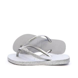 Tongs Grises Femme Havaianas Hav Slim Sparklie pas cher