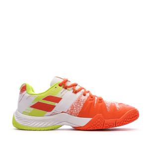 Chaussures de padel Blanc/Orange Homme Babolat Movea vue 2