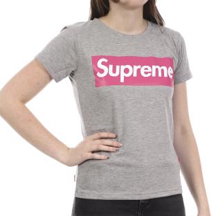 T-shirt Gris Femme Supreme Grip Sofy GPI pas cher