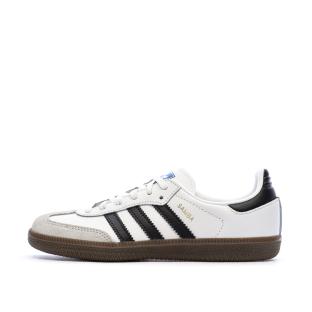 Baskets Adidas Samba Blanches Mixte Junior vue 0
