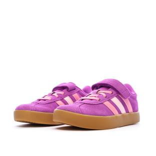 Baskets Violet Fille Adidas Court 3.0 vue 0