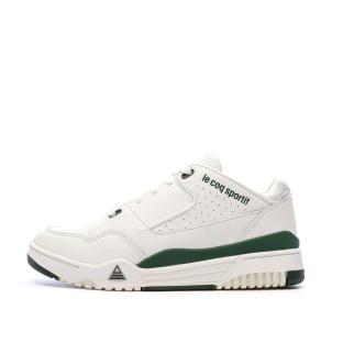 Baskets Blanches/Vertes Homme Le Coq Sportif T1000 pas cher