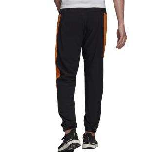Jogging Noir/Orange Homme Adidas HE2259 vue 2