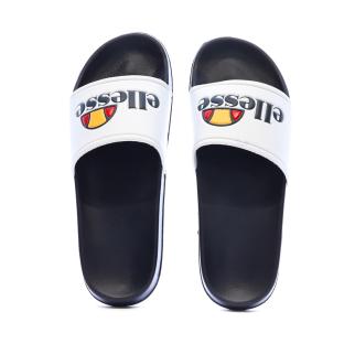 Claquettes Blanc/Marine Homme Ellesse Eric vue 3
