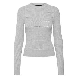 Pull Gris Femme Vero Moda Paula vue 3