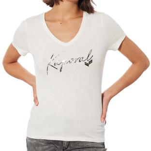 T-shirt Blanc Femme Kaporal Fran pas cher