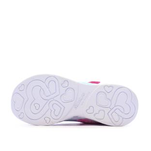 Baskets Roses/Mauves Fille Skechers Infinite Heart vue 0