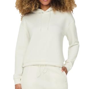 Sweat Capuche Écru Femme Only Play Plounge pas cher