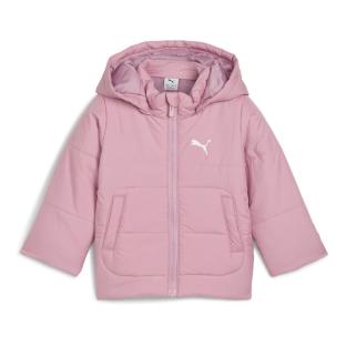 Chaqueta acolchada rosa para niña Puma Minicats con capucha ver 0