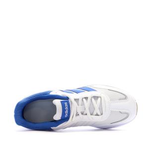 Baskets Blanc/Bleu Garçon Junior Adidas Tensaur Switch vue 0