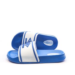 Claquettes Bleu/Blanches Garçon Umbro Kocak pas cher
