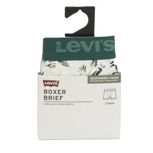 2x Boxers Gris/Vert Homme Levi's Flower vue 0