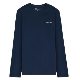 T-shirt Marine Homme Teddy Smith The Tee 2 pas cher