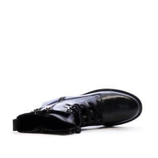 Bottines Noires Femme Geox Damiana vue 4