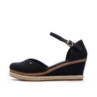 Sandales Noires Femme Tommy Hilfiger Basic Closed Toe pas cher