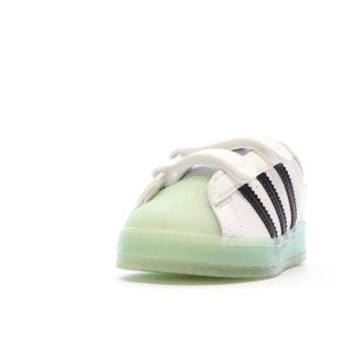 Baskets Blanches Bébé/Enfant Adidas Superstar Led Light vue 6