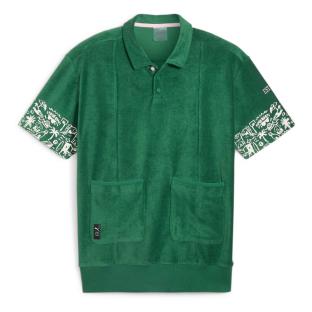 Polo Vert Homme Puma The Fairgrounds pas cher