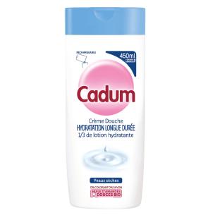 Crème Douche Hydratation Longue Durée 1/3 de Lotion Hydratante Cadum 450 ml vue 0