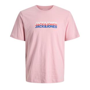 T-Shirt Rose Homme Jack & Jones Cyber pas cher