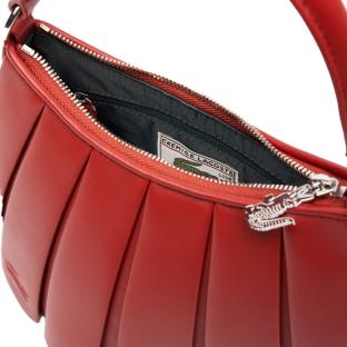 Sac à main Rouge Femme Lacoste Small Runway vue 0